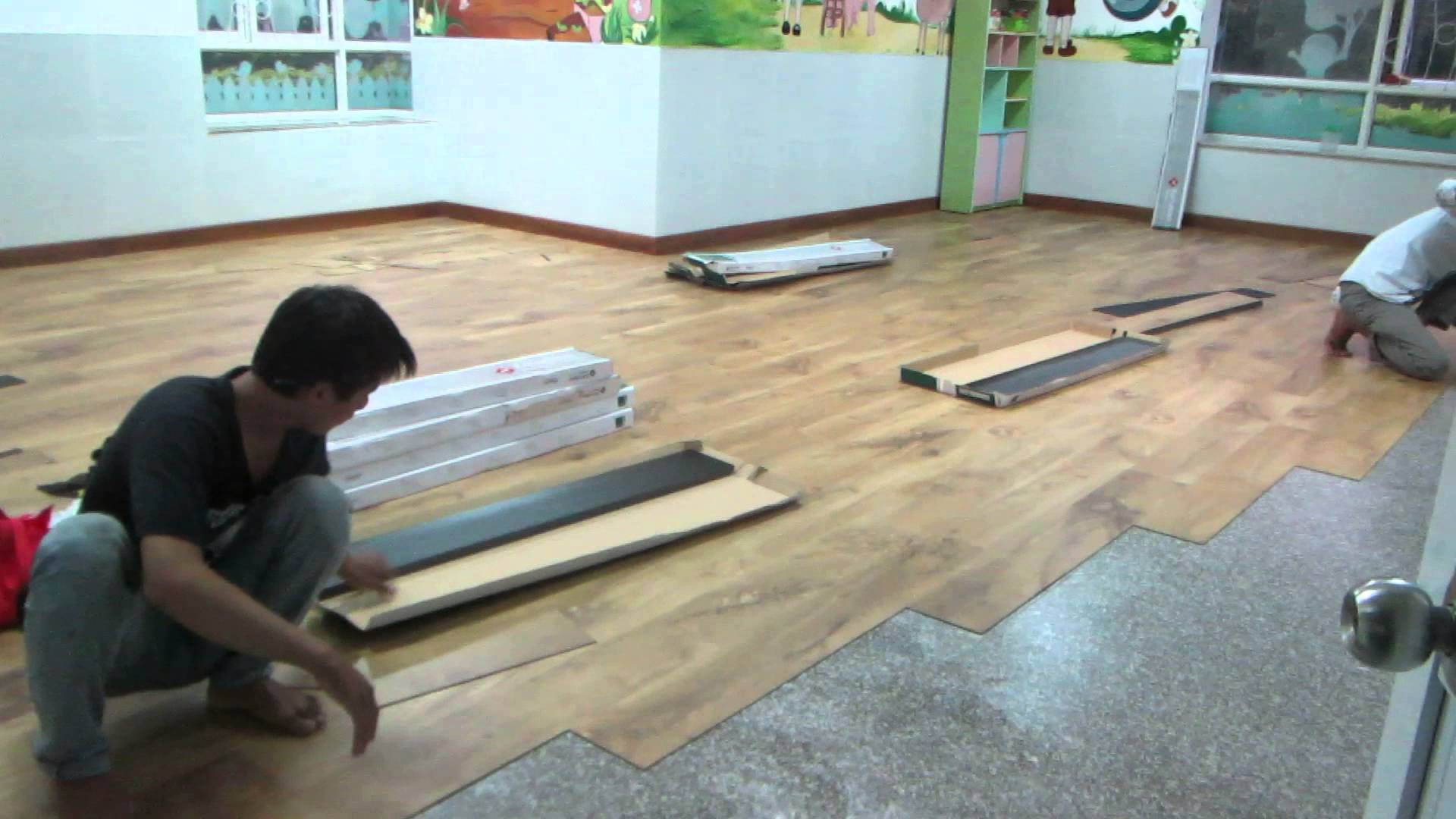 Quy trình thi công sàn nhựa giả gỗ Quy trình thi công sàn nhựa giả gỗ